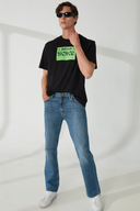 WICE Bootcut Fit Orta İndigo Erkek Jean Pantolon