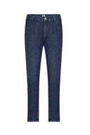 WILMA Slouchy Fit Koyu İndigo Kadın Jean Pantolon
